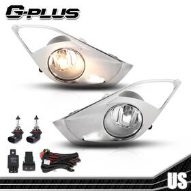 Tianchuan200603011020 Tianchuan Bumper Fog Lights Lamps Switch Sliver Cover Bezels Fits 2013-2015 Toyota Avalon