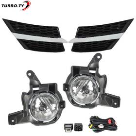 101955 Tinvhy Fog Lights Assembly Driver&passenger Grille Front Clear For Toyota Rav4 13-2015