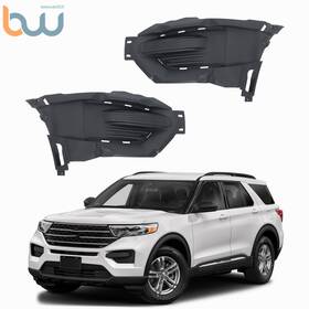 Bw715568th Tinvhy Fog Lights Lamps Cover Black Trims For 2020-2022 Ford Explorer Right&left Side