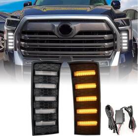 Jmty-04-101-wl Toyota Pair Led Fog Lights For 2022-25 Tundra Daytime Running Lamps Turn Signal