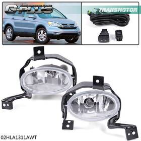 08v31swa1m001 Transmotor2013 08v31swa1m002/08v31swa1m001/ Fit For 2010-2011 Honda Cr-v Crv Clear Bumper Fog Lights Pair Switch Wiring