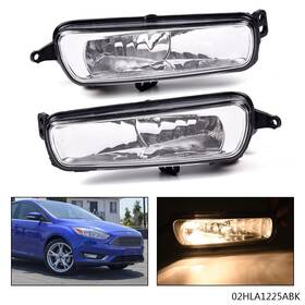 Tra276071 Transmotor2014 Fit For 15-17 Ford Focus Driver Passenger Side Clear Fog Light Lamps H8 Bulbs