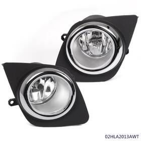 Tra326013 Transmotor2014 Clear Bumper Fog Lights Lamps Switch H11 Bulbs Fit For 2009-2012 Toyota Rav4-t14