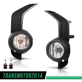 Transmotor2014 Tra656233 Fog Lights Bezel Trim Fits 2014-2020 Toyota 4runner Trd/sr5 Front Left And Right