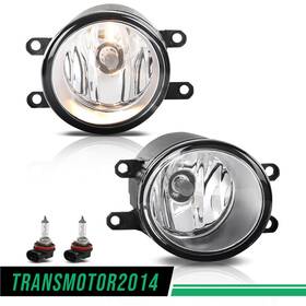 Tra758368 Transmotor2014 New Pair Fog Light Clear Lens Replacement Fit For 2009-2013 Toyota Venza T4