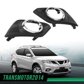 Tra777870 Transmotor2014 Fog Lamp Bezel Cover Trim Lh &rh Driver Passenger Fit For 2014-16 Nissan Rogue