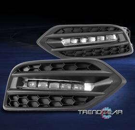 71106t7aj10 Trendgear Auto Parts For 19-21 Honda Hr-v Hrv Bumper Driving Led Fog Light Lamp Chrome With Bezel Switch