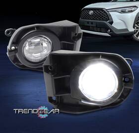 To1038251 Trendgear Auto Parts For 20-23 Toyota Corolla Cross Bumper Driving Led Fog Light Lamp Clear With Harness