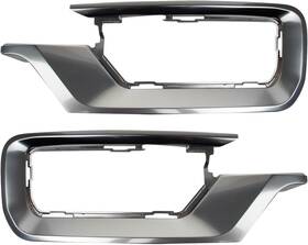 Lta19789 Trq Driver Passenger Outer Fog Light Bezel Set For 13-16 Gmc Acadia