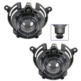 Lta74419 Trq For Chevy Malibu 2008-2012 Driver Side Replacement Fog Lights