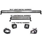 Ts-50202x2-cmb Tuff Stuff Led Light Bar Combo Kit Cube