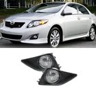 Ty-007cl For Corolla Clear Lens Bumper Driving Fog Lights Bulbs Switch