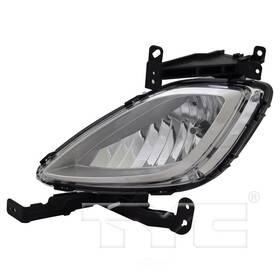 19-12024-00-9 Tyc Fog Light Assembly-capa Certified Fits 11-13 Hyundai Elantra