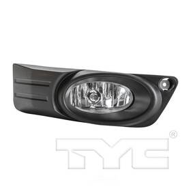19-6001-00-9 Tyc Fog Light Assembly-capa Certified Fits 12-14 Honda Fit