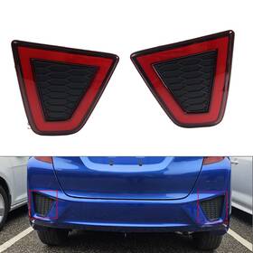Unbranded 845623436351 Rear Bumper Light Reflector Brake Signal Lamp For Honda Fit Jazz 2014-2017