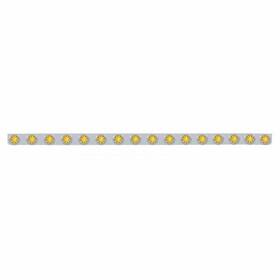 62848 United Pacific Bumper Light Bar Stainless Beehive With Bracket