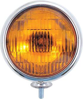 Cp364009 United Pacific Antique Vintage Chrome Fog Light - 6v Amber Cp364009 United Pacific Antique Vintage Chrome Fog Light - 6v Amber