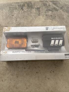 Tw-061ab Ushio Tw061ab Michelotti Fog Lamp With Cover Made In Japan Vintage