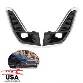 Ot001877l Usmotor R Front Fog Light Covers Bezels Compatible With 2020-22 Gmc Acadia Denali Lh And Rh