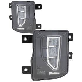 Gm698-b100pca Uzooka Led Fog Light Set Fits 2016-2019 Chevrolet Silverado 1500 Capa Certified