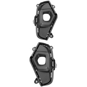 Uzooka To1038290c Front Driver And Passenger Side Fog Light Bezels For 22-25 Toyota Rav4 Black