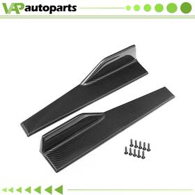 Ic166on46412il Vap-autoparts 2pc Carbon Fiber Car Side Skirts Spoiler Rocker Splitters Kits High Quality