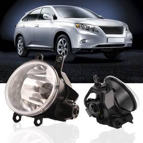 Univfl-001 Versuns Pair Halogen Fog Lights Assembly With Bulbs For 2006-2013 Lexus Rx350 Gs350 Lx570