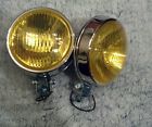 Vintage Car Truck Vw Mini Cooper Round Chrome Glass Fog