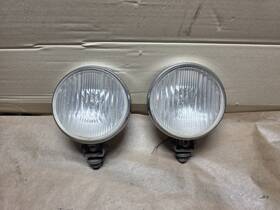 Vep101925 Vintage Euro Parts 5in Pair Of Fog Lights Fits Mercedes Porsche Classics W108 W109 W111 W112 W113