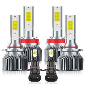 Yzt-079-tundra-9005 Viontrex H11 9005 Compatible For Toyota Tundra 2007-2013 Driving Light Bulbs Combo 500% Brightness