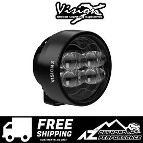 9956190 Vision X Cr-4 Fog Beam Led Driving Light Clear 2800 Lumens 40w 3.3a