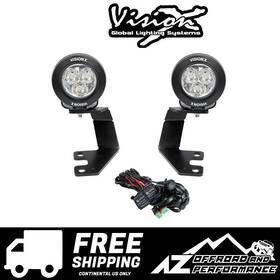 Xil-oea10t4rcpm310 Vision X A Pillar Mounts 3.7 Inch Cg2 Lights For 10-23 Toyota 4runner