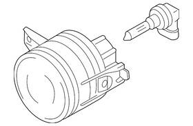 1s0-941-699 Volkswagen Genuine Fog Lamp Assembly