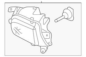 5c7-941-700-q Volkswagen Genuine Fog Lamp Assembly