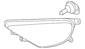 7p6-941-700-h Volkswagen Genuine Fog Lamp Assembly