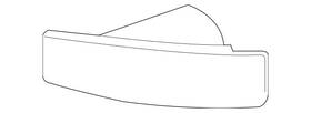 8693008 Volvo Genuine Xc90 Reflector Rear Bumper Rh With Foglight New