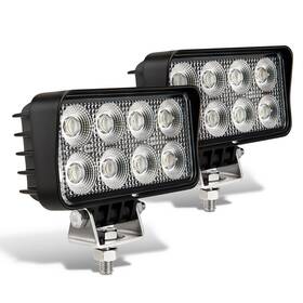 Lml-0606 Vosiglia Led Tractor Work Lights 12v Flood Light Pods For 4 Inch 2pcs Black