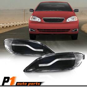 Zp-02hla2011cwt Vr Auto Parts Front Led Fog Light Lamps Set New Fit For Toyota 05-08 Corolla / 2002-04 Camry