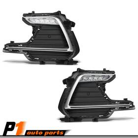 Zp042507 Vr Auto Parts Fits 2017-18 Hyundai Elantra Sport Drl Led Daytime Running Light With Turn Lamp