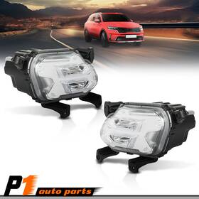 Zp042509 Vr Auto Parts Fits 2021-2022 Kia Sorento Pair Front Led Daytime Running Light Fog Lights Lamps