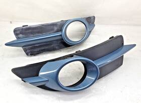 1q0.853.665 Vw 2007-2010 Eos Front Bumper Left And Right Fog Light Bezels Eismeer Blue Oem