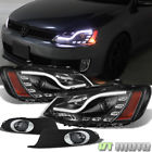 5c7941006 Vw2503146 Vw2502146 11 12 13 14 Dtmoto Blk Jetta Drl Daytime Led Style Projector Headlights Smoke