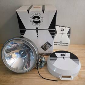 W610 Warn Rare Nos Offroad Clear Glass Chrome Driving Spot Light Vintage