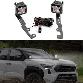 70201007 Weisen 70104076 For 2024 2025 Toyota Tacoma 3ftft Amber White Strobe Lights Ditch Mount Dt Wiring