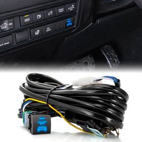 70203026 Weisen Led Light Bar Push Switch Button Wiring Harness Kit For Tacoma 4runner 2024-2025