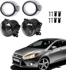 8127514 Wflnhb 1 Pair Of Driving Fog Lights Clear Lens Chrome Housing