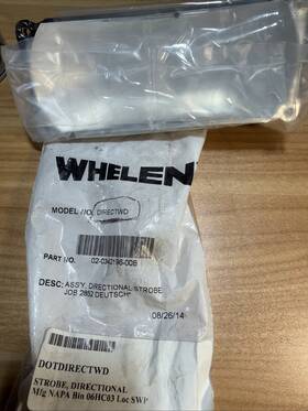02-0342196-00b Whelen 02-0342186-00b Directwd 100 Series Rear Strobe Assembly With Deutsch