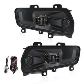 Wideep Uswd-tremor25 Premium Led Fog Light Assemblies 25 F150 Tremor With Brackets White
