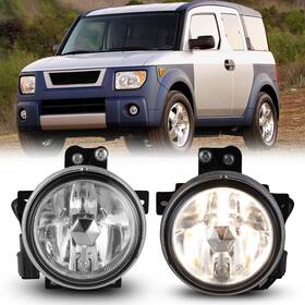 0139 Winjet For 2003-2006 Honda Element Fog Lights Front Bumper With Wiring Switch Lamps Kit