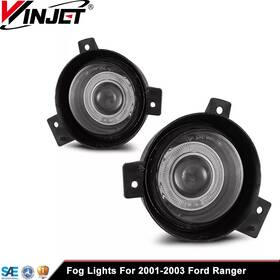 Winjet 700387144969 For 2001-2003 Ford Ranger Clear Lens Pair Bumper Fog Light Halo Lamp L&r